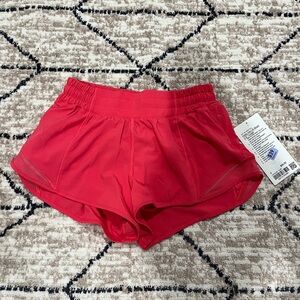 lululemon athletica Red Athletic Shorts